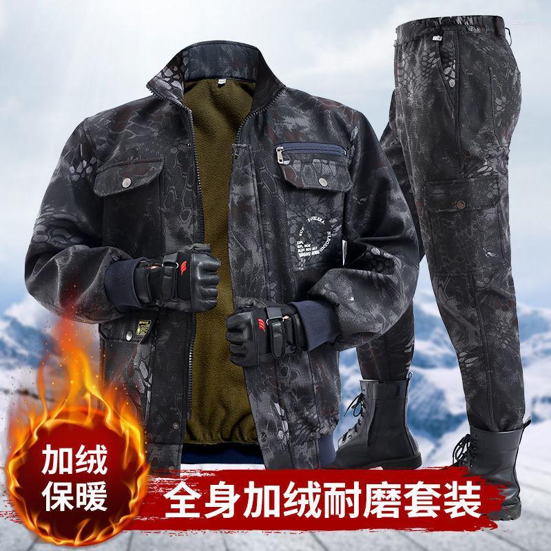 Men's Tracksuits Men's Plus Velvet Thickening Suit Cold Warm Camouflage Clothing Welding Auto Repair Anti-scalding Wear-resistant Labor, Plush pants
Men's Tracksuits Men's Plus Velvet Thickening Suit Cold Warm Camouflage Clothing Welding Auto Repair Anti-scalding Wear-resistant Labor, Plush pants