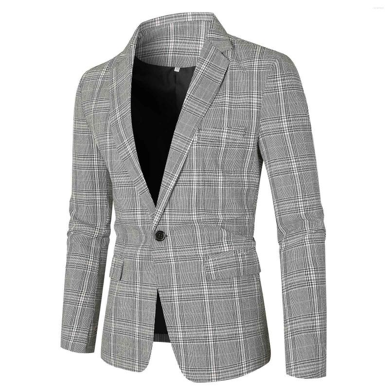 Men' Suits Men Vests Fashion Mens Casual Sport Slim Fit One Button Check Print Blazer Lightweight Jacket Suit Buttons, 2-coffee
Men' Suits Men Vests Fashion Mens Casual Sport Slim Fit One Button Check Print Blazer Lightweight Jacket Suit Buttons, 2-coffee