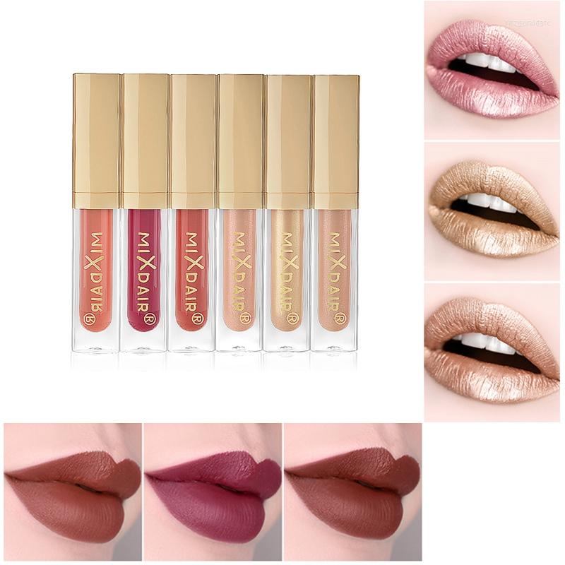 Lipstick 6 Pcs/Set Shimmer Matte Liquid Lipgloss Sexy Lips Set Waterproof Glitter Kit Cosmetics 2 Type
Lipstick 6 Pcs/Set Shimmer Matte Liquid Lipgloss Sexy Lips Set Waterproof Glitter Kit Cosmetics 2 Type