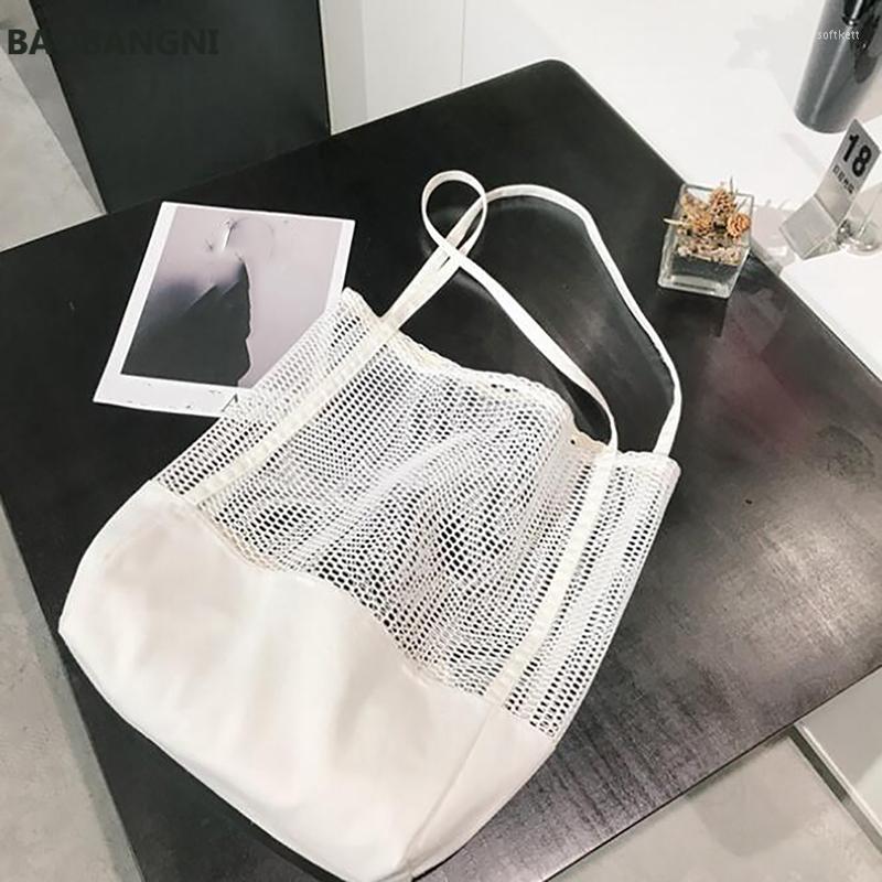 Evening Bags Korean Style Grid Handbag Fashion Mesh Hollow Out Sandy Beach Package Canvas Single Shoulder Bag Large Capacity Women, Black
Evening Bags Korean Style Grid Handbag Fashion Mesh Hollow Out Sandy Beach Package Canvas Single Shoulder Bag Large Capacity Women, Black