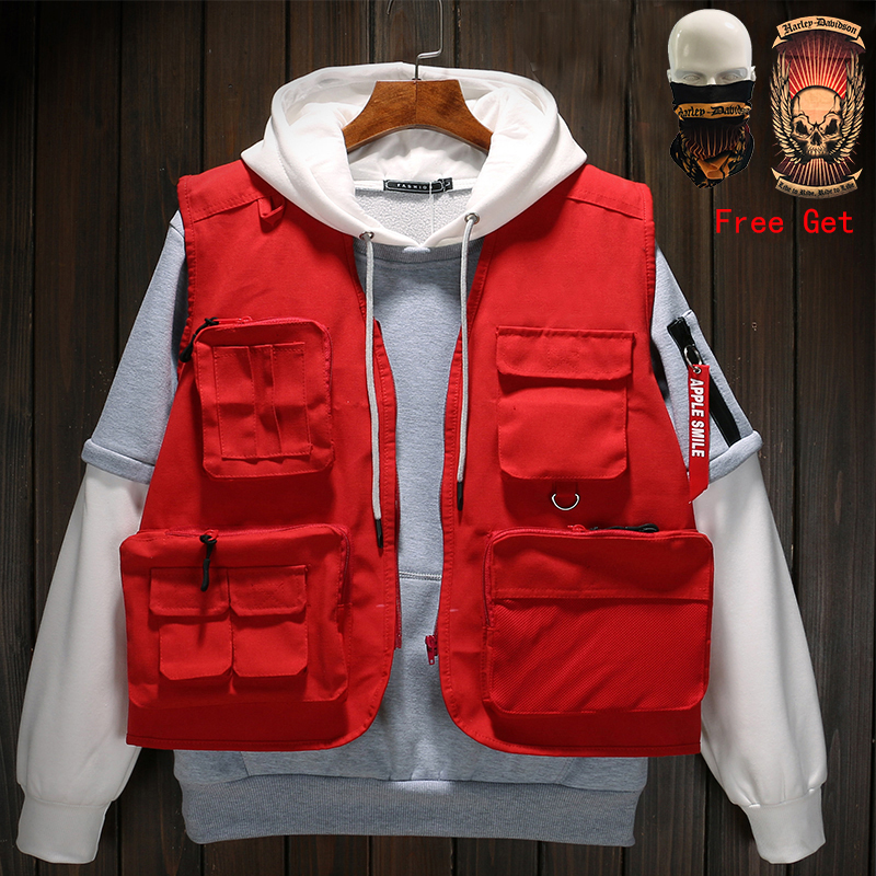 Men's Vests Multi Pocket Men's Vest Tactical Hunting Clothes Sleeveless Jackets Mens Casual Waistcoat Chaleco Sin Mangas Volunteer Costume 220930, Red
Men's Vests Multi Pocket Men's Vest Tactical Hunting Clothes Sleeveless Jackets Mens Casual Waistcoat Chaleco Sin Mangas Volunteer Costume 220930, Red
