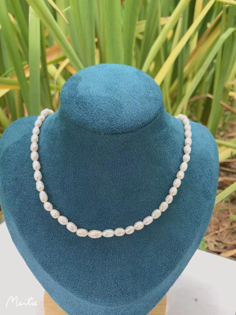 Choker Classic Geniune Natural Freshwater High Good Gloss Rice Pearl For Women Party Wedding Gift Fine Jewerlry Wholesale 2022 Fashion
Choker Classic Geniune Natural Freshwater High Good Gloss Rice Pearl For Women Party Wedding Gift Fine Jewerlry Wholesale 2022 Fashion