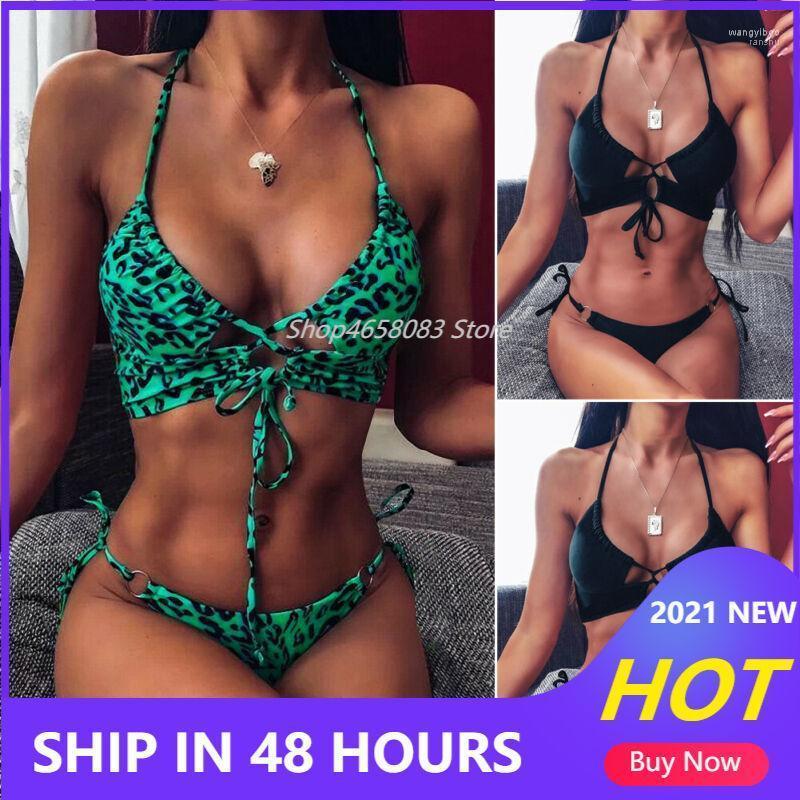 Women' Swimwear Women' Sexy Womens Leopard Bikini Set Bandage Push-up Padded Swimsuit Triangle Beachwear Swimming Suit Bathing, Black
Women' Swimwear Women' Sexy Womens Leopard Bikini Set Bandage Push-up Padded Swimsuit Triangle Beachwear Swimming Suit Bathing, Black