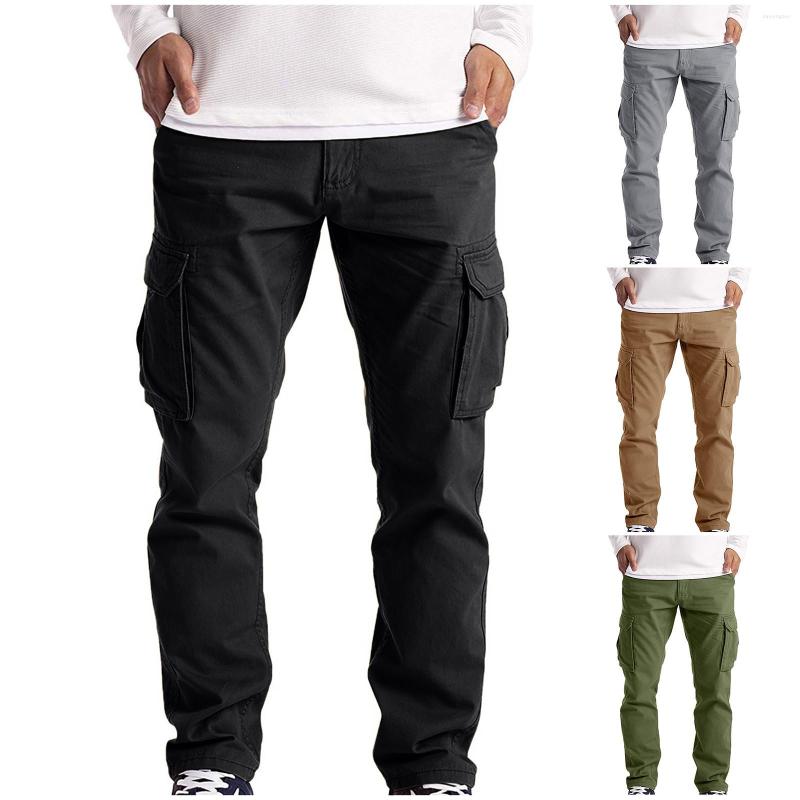 Men's Pants Men's Summer Casual Multi-pocket Straight Flap Pockets Overalls Trousers Pantalon Homme Streerwear Cargo, Gray
Men's Pants Men's Summer Casual Multi-pocket Straight Flap Pockets Overalls Trousers Pantalon Homme Streerwear Cargo, Gray