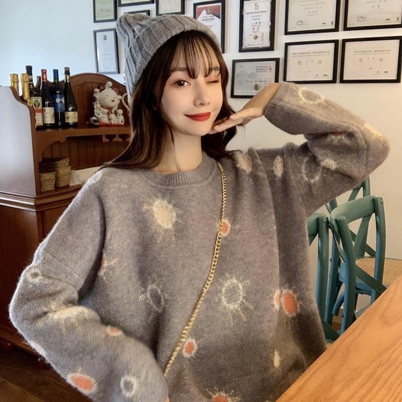 

Women' Sweaters Women' In Autumn And Winter Are Gentle Thick Loose Lazy Style Fashion Sweater, Pink