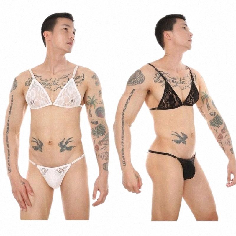 bras Sets 2PCS Mens Lace Underwear Bra Set Sissy Panties Elastic Gay Costumes Suit Fetish Body Harness Plus Size Sexy Lingerie v1qK#, White
bras Sets 2PCS Mens Lace Underwear Bra Set Sissy Panties Elastic Gay Costumes Suit Fetish Body Harness Plus Size Sexy Lingerie v1qK#, White