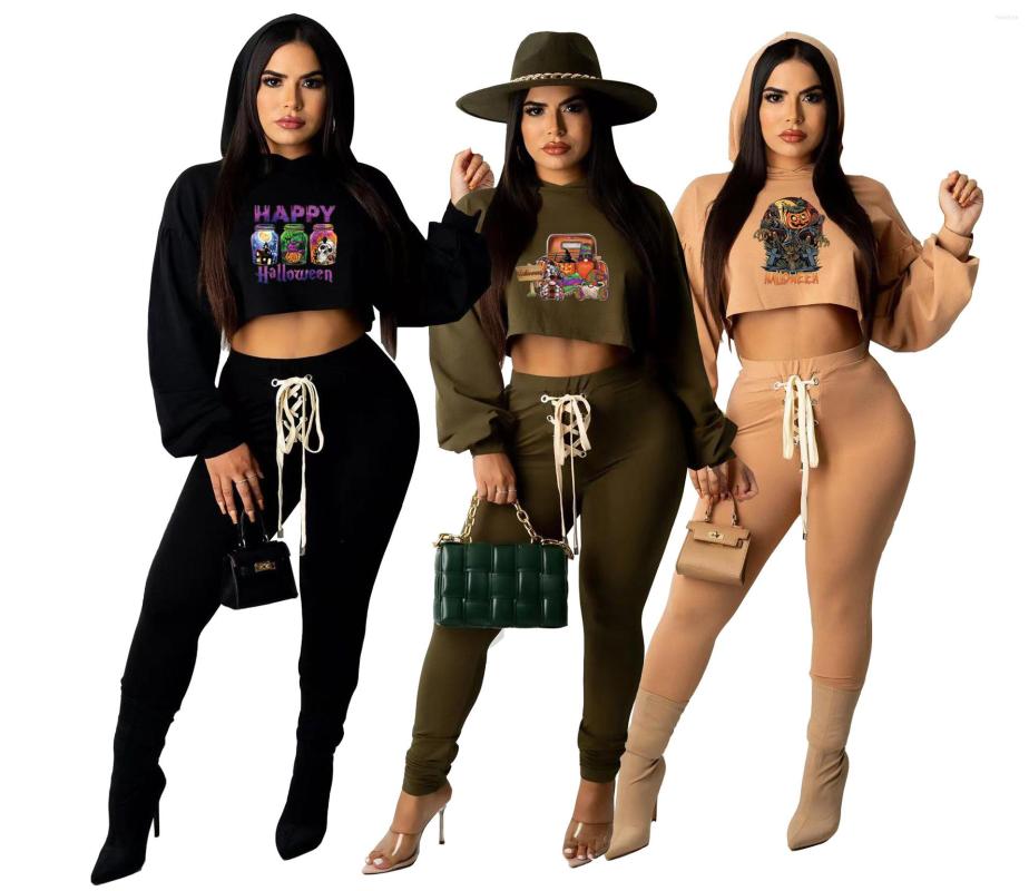Women's Two Piece Pants Women's Clothing 2022 Latest Fashion Loose Casual Halloween Pumpkin Print Tie Hooded Elastic Waist Set, Army green
Women's Two Piece Pants Women's Clothing 2022 Latest Fashion Loose Casual Halloween Pumpkin Print Tie Hooded Elastic Waist Set, Army green