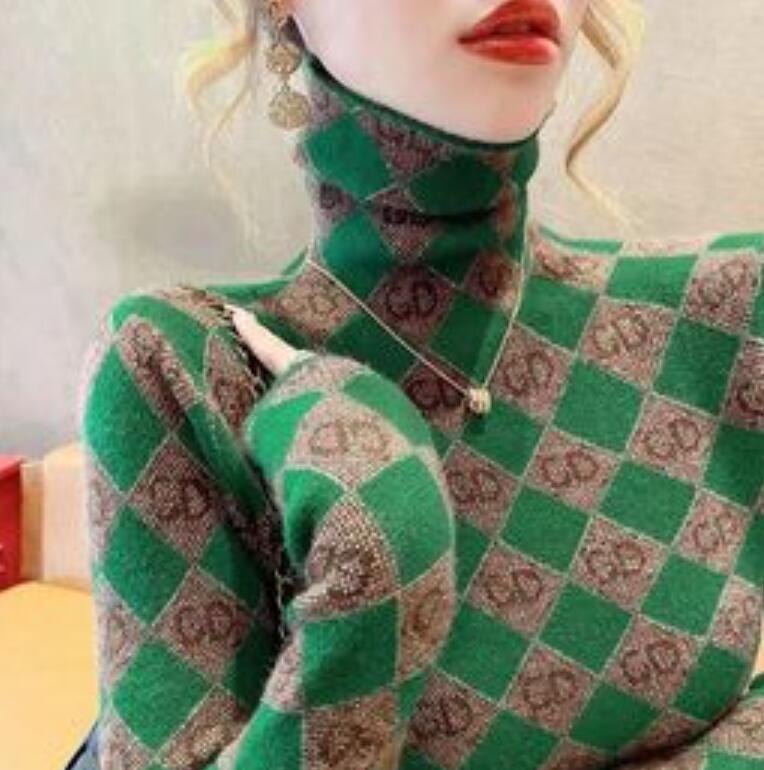 Women' Sweaters Designer Pattern Knit Turtleneck for Pull Fashion Slim Fit Pullovers Jumper Tops Brand Clothes, 12
Women' Sweaters Designer Pattern Knit Turtleneck for Pull Fashion Slim Fit Pullovers Jumper Tops Brand Clothes, 12