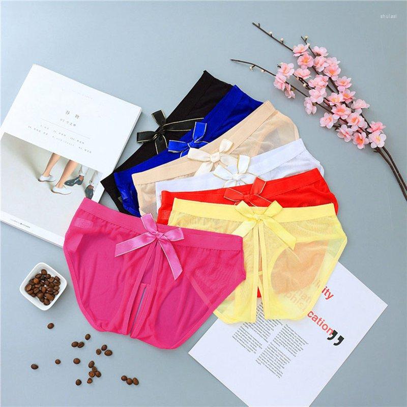 Women's Panties Erotic Sexy Open Crotch See Through Seamless Briefs Women Temptation Lingerie Lady's Crotchless Bow Underwear, White
Women's Panties Erotic Sexy Open Crotch See Through Seamless Briefs Women Temptation Lingerie Lady's Crotchless Bow Underwear, White