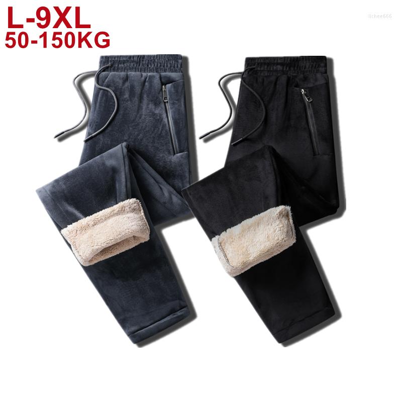 Men's Pants Winter Thick Warm Fleece Sweatpants Men Joggers Sportswear Black Grey Casual Mens Track Big Plus Size 6xl 7xl 8xl 9xl, 9590 black
Men's Pants Winter Thick Warm Fleece Sweatpants Men Joggers Sportswear Black Grey Casual Mens Track Big Plus Size 6xl 7xl 8xl 9xl, 9590 black