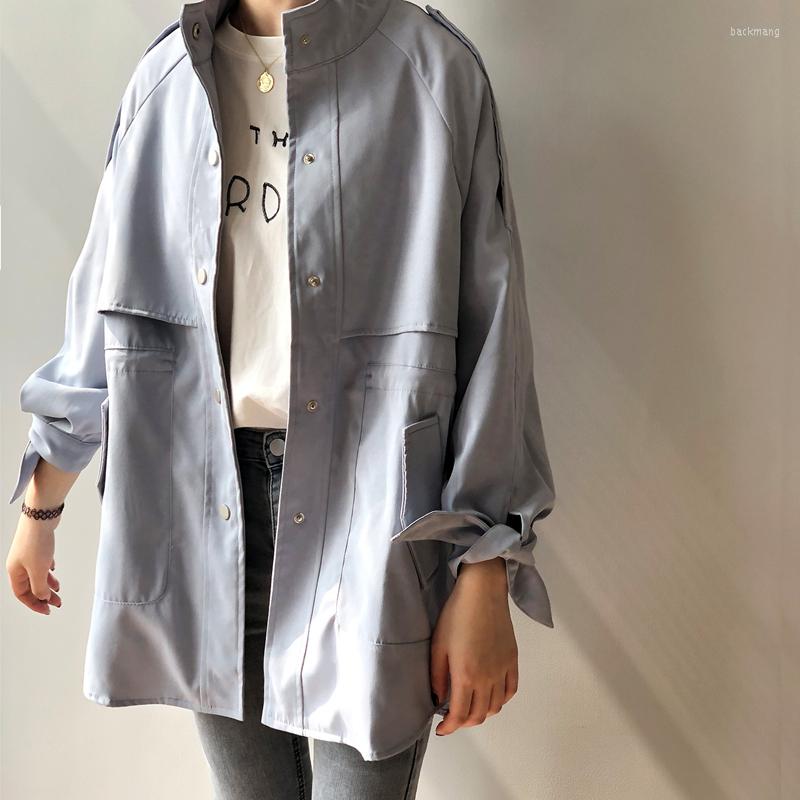 Women's Trench Coats Women's Loose Stand Collar Single Breasted Short Windbreaker Solid Color Versatile Waist Closing Eight Sleeve Lace, Beige
Women's Trench Coats Women's Loose Stand Collar Single Breasted Short Windbreaker Solid Color Versatile Waist Closing Eight Sleeve Lace, Beige