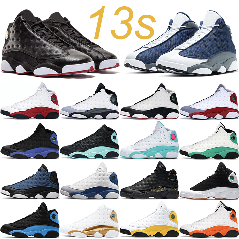 Jumpman 13 13s Men Basketball Shoes University Blue Black Cat Bred Chicago Wolf Grey Red Flint Obsidian Playground Mens Womens Outdoor Sports Trainers Sneakers, Item#23
Jumpman 13 13s Men Basketball Shoes University Blue Black Cat Bred Chicago Wolf Grey Red Flint Obsidian Playground Mens Womens Outdoor Sports Trainers Sneakers, Item#23