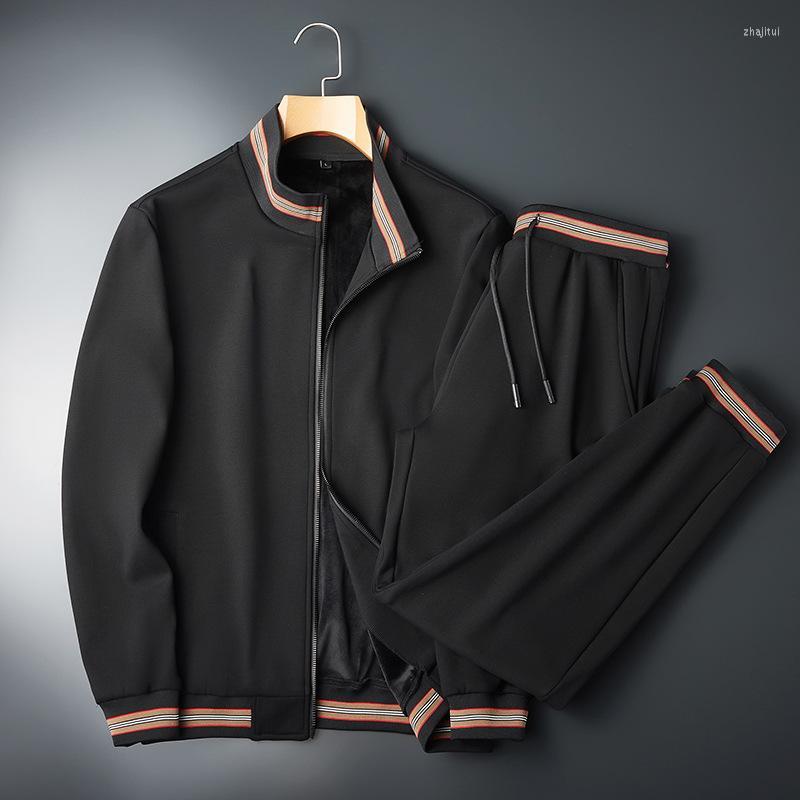 Men's Tracksuits Men's 2022 Plus Velvet Thick Sweater Casual Suit Autumn And Winter Fat Size Loose Jacket Sportswear, Black
Men's Tracksuits Men's 2022 Plus Velvet Thick Sweater Casual Suit Autumn And Winter Fat Size Loose Jacket Sportswear, Black