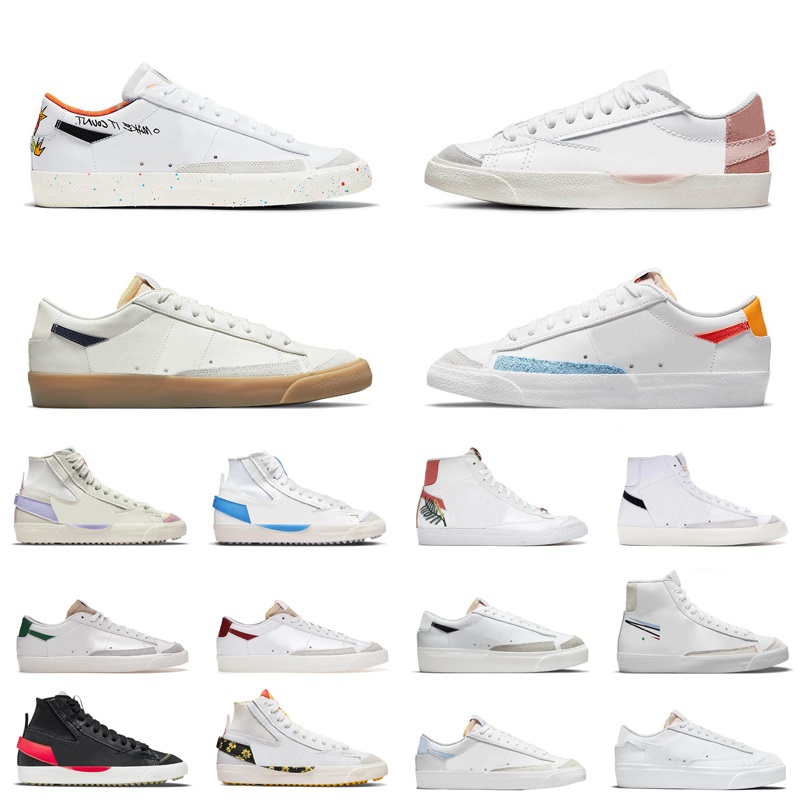 men women running casual shoes blazer mid 77 vintage sneakers White Black Lucid Green University Blue Habanero Red Cool Grey Indigo mens trainers, (17)
men women running casual shoes blazer mid 77 vintage sneakers White Black Lucid Green University Blue Habanero Red Cool Grey Indigo mens trainers, (17)