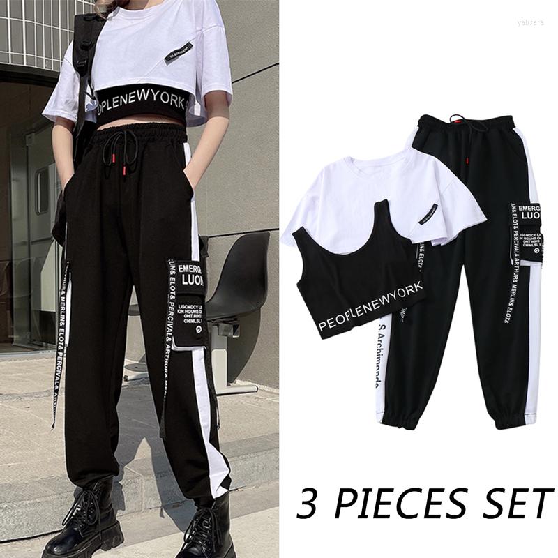 Women's Pants Egirl 3 Pieces Sets With Cargo Alt Clothes Women Gothic T-shirts Suit Techwear Joggers Streetwear Sweatpants Emo, Beige
Women's Pants Egirl 3 Pieces Sets With Cargo Alt Clothes Women Gothic T-shirts Suit Techwear Joggers Streetwear Sweatpants Emo, Beige