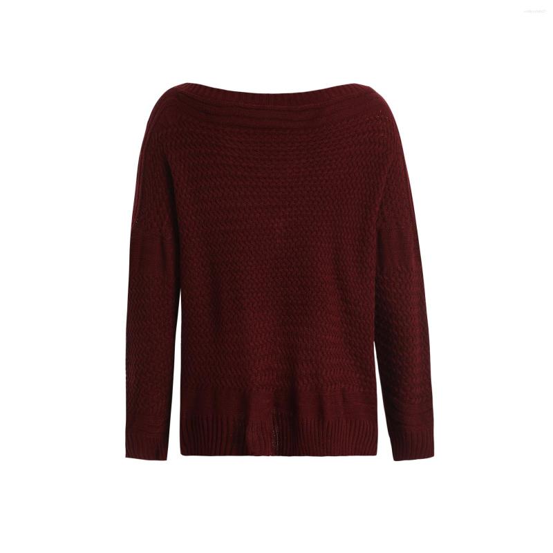 Women' Sweaters Women Thermal Sweater Wine Red Solid Color Long Sleeve Off-the-shoulder Tops / M/ L/ XL/ XXL, Burgundy
Women' Sweaters Women Thermal Sweater Wine Red Solid Color Long Sleeve Off-the-shoulder Tops / M/ L/ XL/ XXL, Burgundy