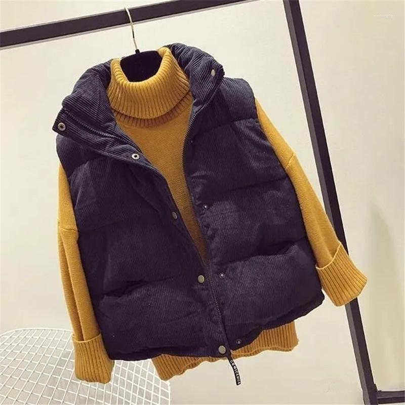 Women' Vests Winter Women Sleeveless Waistcoat Autumn Fashion Solid Color Stand Collar Vest Coat Female Warm Corduroy Outerwear Chaleco, Black
Women' Vests Winter Women Sleeveless Waistcoat Autumn Fashion Solid Color Stand Collar Vest Coat Female Warm Corduroy Outerwear Chaleco, Black