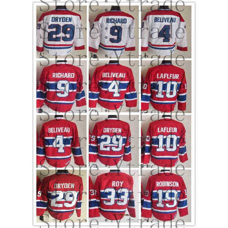 2023 Vintage Classic Ice Hockey Jersey 10 Guy Lafleur 4 Jean Beliveau 9 Maurice Richard 29 Ken Dryden 33 Patrick Roy 5 Geoffrion CCM Retro Jersey, As
2023 Vintage Classic Ice Hockey Jersey 10 Guy Lafleur 4 Jean Beliveau 9 Maurice Richard 29 Ken Dryden 33 Patrick Roy 5 Geoffrion CCM Retro Jersey, As