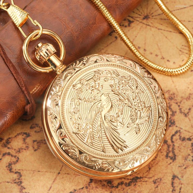 Pocket Watches Grandeur Double Shell Mechanical Big Watch Fine Bird Carving Style Arabic Digital Dial Gold Necklace Pendant Hour Women, Carved
Pocket Watches Grandeur Double Shell Mechanical Big Watch Fine Bird Carving Style Arabic Digital Dial Gold Necklace Pendant Hour Women, Carved