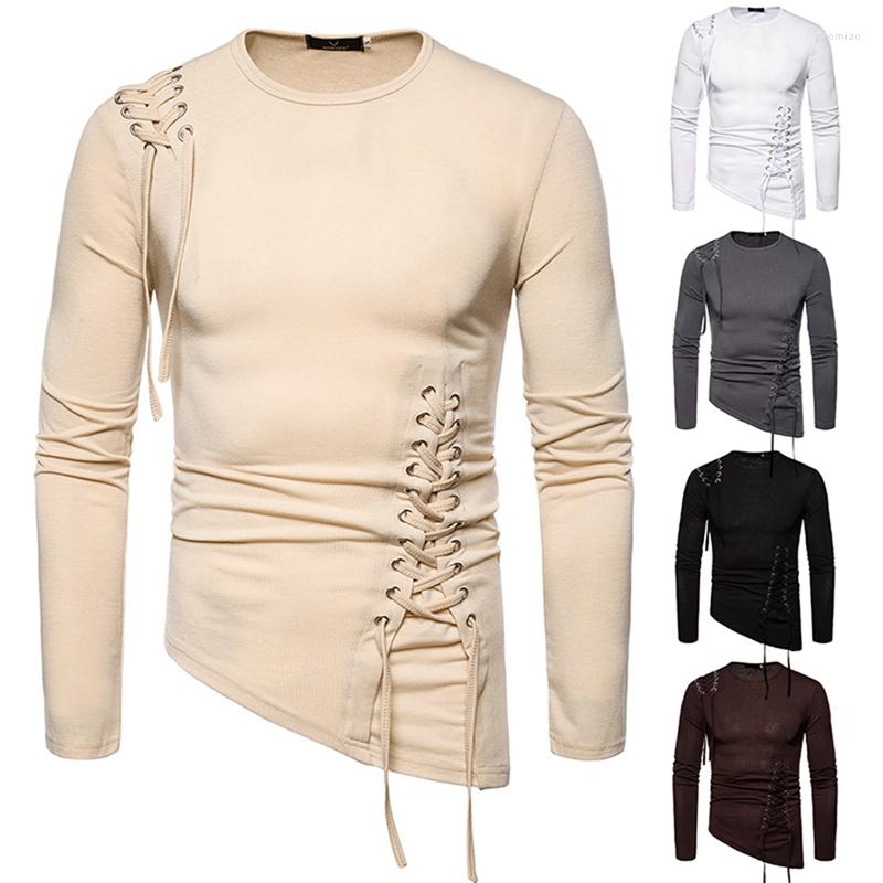 Women's T Shirts Men's Trend Slim Tether Round Neck Solid Color Long Sleeve Shirt, Burgundy
Women's T Shirts Men's Trend Slim Tether Round Neck Solid Color Long Sleeve Shirt, Burgundy