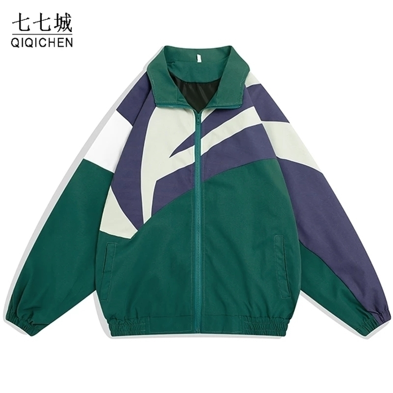 Mens Jackets Mens Spring Jacket Men Patchwork Japanese Stand Collar Windbreaker Coat College Casual Loose Jackets Couple Hip Hop Autumn 220930, Black
Mens Jackets Mens Spring Jacket Men Patchwork Japanese Stand Collar Windbreaker Coat College Casual Loose Jackets Couple Hip Hop Autumn 220930, Black