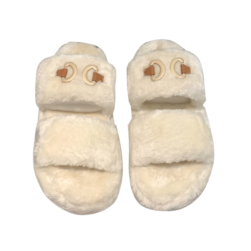 C3lin flat comfort mule wool winter designer slippers fluffy shearling crossover straps leather rubber sole shearling fashion indoor fur slides size 35-42, White 
C3lin flat comfort mule wool winter designer slippers fluffy shearling crossover straps leather rubber sole shearling fashion indoor fur slides size 35-42, White