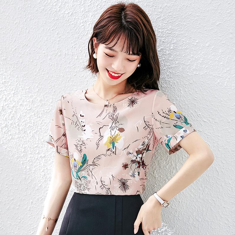 Women' Blouses Printing Women' Blouse Chiffon Loose Shirt Summer Short Sleeve Casual Fashion Top O-Neck 2022 Korean Style Clothing, Photo color
Women' Blouses Printing Women' Blouse Chiffon Loose Shirt Summer Short Sleeve Casual Fashion Top O-Neck 2022 Korean Style Clothing, Photo color