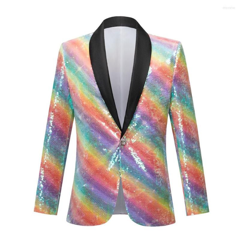 Men' Suits Sequins Men Suits&Blazer One Piece Colorful Rainbow Casual Business Trendy Male Suit Jacket In Stock, Same as picture
Men' Suits Sequins Men Suits&Blazer One Piece Colorful Rainbow Casual Business Trendy Male Suit Jacket In Stock, Same as picture