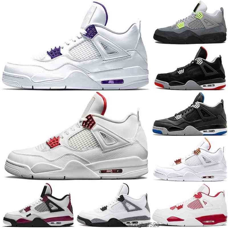 2022 2021 original 4s basketball shoes 4 men Black Cat University Red Neon court purple bred Alternate Motorsport orange metallic Cool Grey JORDON, Pure money
2022 2021 original 4s basketball shoes 4 men Black Cat University Red Neon court purple bred Alternate Motorsport orange metallic Cool Grey JORDON, Pure money