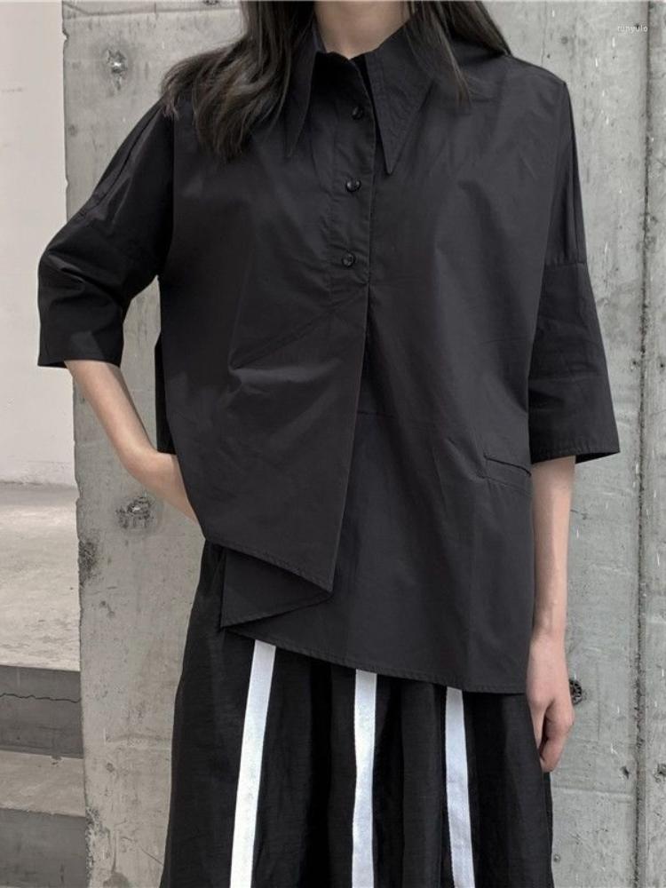 Women's Blouses Street Style Irregular Pocket Buttons Casual Shirt Women Harajuku Y2K Loose Lape Half Sleeve Blouse Female Fashion Clothes, White
Women's Blouses Street Style Irregular Pocket Buttons Casual Shirt Women Harajuku Y2K Loose Lape Half Sleeve Blouse Female Fashion Clothes, White