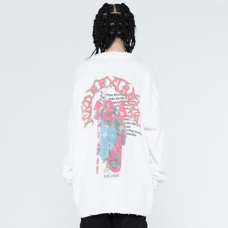 Women's Sweaters 2022 Men Hip Hop Oversized Sweater Letter People Print Harajuku Knitted Pullover Gothic Punk Streetwear Fashion Vintage, Black
Women's Sweaters 2022 Men Hip Hop Oversized Sweater Letter People Print Harajuku Knitted Pullover Gothic Punk Streetwear Fashion Vintage, Black