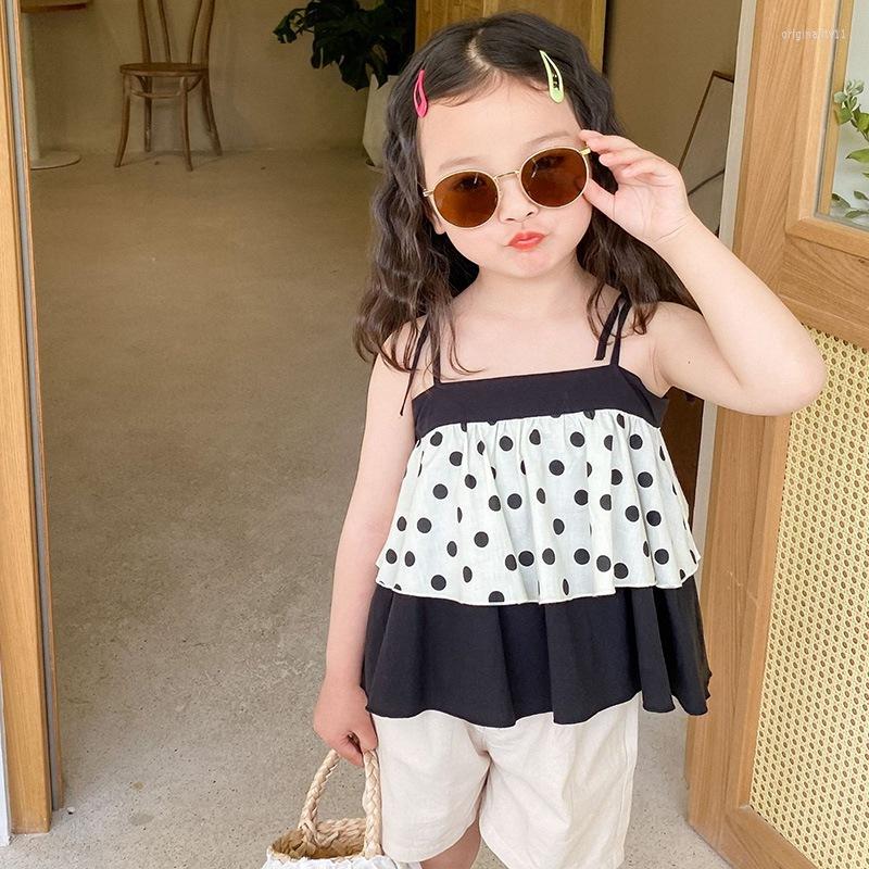 Shirts 2-7T Summer T-shirt Children Baby Girls Wave Point Camisole Fashion Polka Dot Sleeveless Suspenders Korean Style
Shirts 2-7T Summer T-shirt Children Baby Girls Wave Point Camisole Fashion Polka Dot Sleeveless Suspenders Korean Style