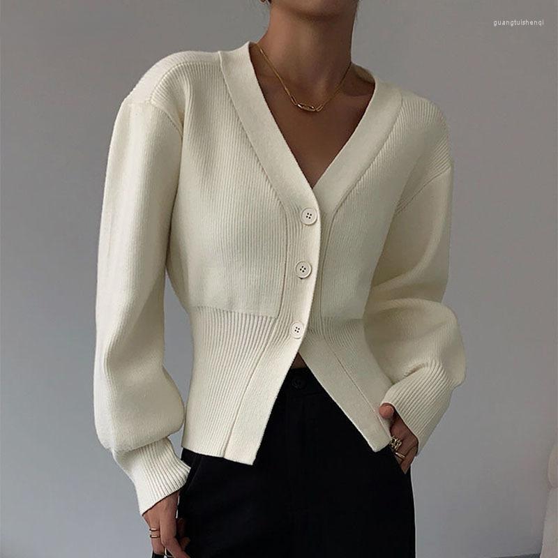 Women' Knits Cardigans Women V-neck Sweater Wholesale Chic Elegant Korean Style Lantern Sleeve Femme Crop Knitwear Pure Retro Drop, Black
Women' Knits Cardigans Women V-neck Sweater Wholesale Chic Elegant Korean Style Lantern Sleeve Femme Crop Knitwear Pure Retro Drop, Black