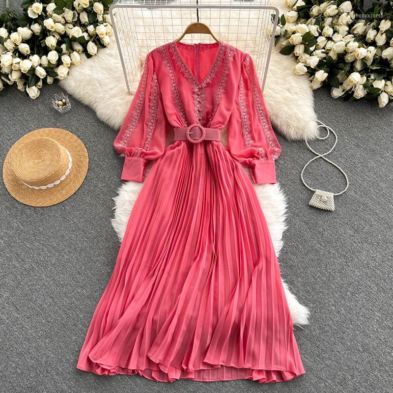 Casual Dresses Elegant Women Dress Female Flare Sleeve Office Chiffon Lace A-Line Vintage Sweet Clothing Vestidos, Black
Casual Dresses Elegant Women Dress Female Flare Sleeve Office Chiffon Lace A-Line Vintage Sweet Clothing Vestidos, Black