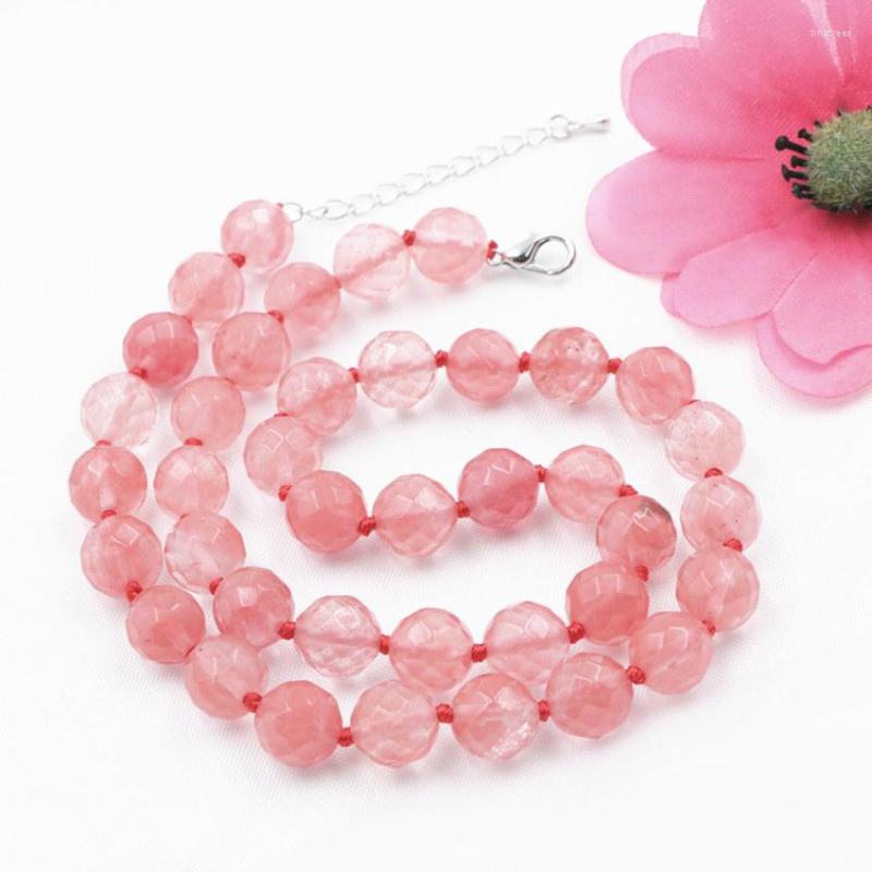 Choker Faceted Round Pink Watermelon Necklace Stone Crystal Tourmaline Beads Short Chain Necklaces Gifts Jewelry 18inch A796
Choker Faceted Round Pink Watermelon Necklace Stone Crystal Tourmaline Beads Short Chain Necklaces Gifts Jewelry 18inch A796
