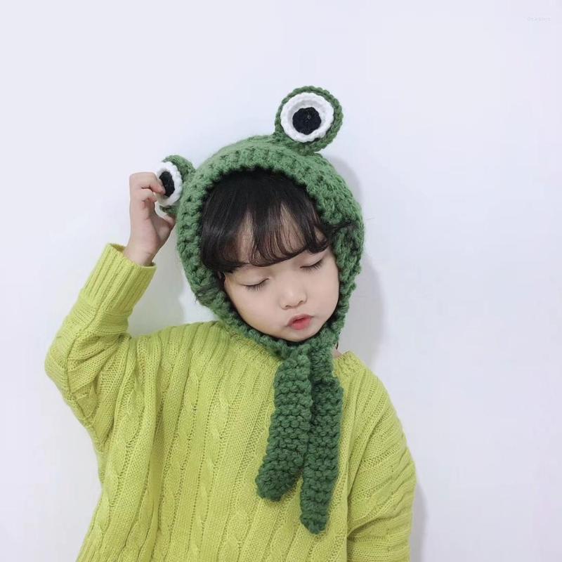 Hats Children's Knitted Sweater Headband Handmade Autumn And Winter Frog Cartoon Girls Baby Kids Fashion, Qw-501 khaki
Hats Children's Knitted Sweater Headband Handmade Autumn And Winter Frog Cartoon Girls Baby Kids Fashion, Qw-501 khaki