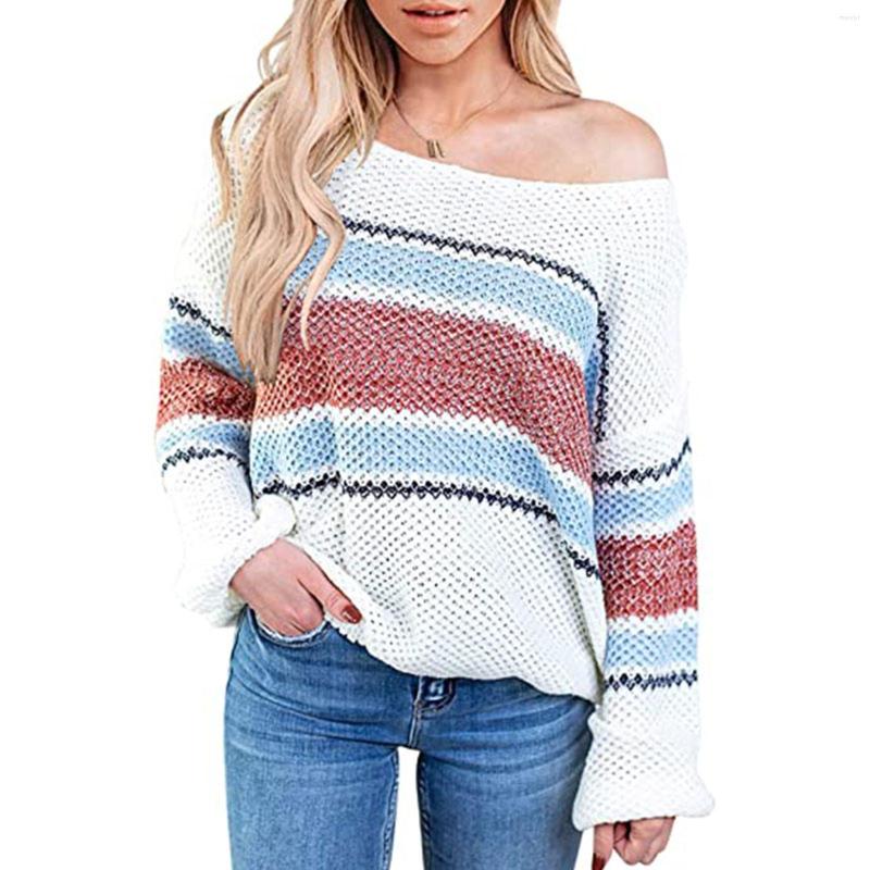 Women' Sweaters Women Round Collar Sweater Ladies Casual Loose-fitting Pullovers Stripe Pattern Long Sleeve Loose Style Knitted Tops Grey, Gray
Women' Sweaters Women Round Collar Sweater Ladies Casual Loose-fitting Pullovers Stripe Pattern Long Sleeve Loose Style Knitted Tops Grey, Gray