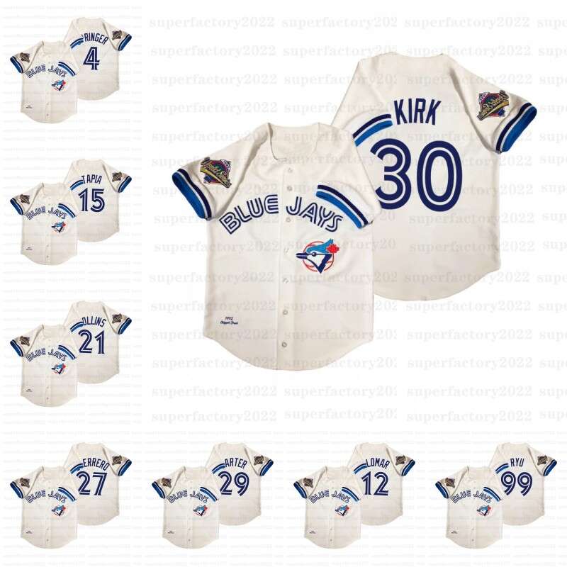 1992 World Series Patch Jersey Hyun-Jin Ryu Alejandro Kirk Joe Carter Vladimir Guerrero Matt Chapman Zack Collins Jays Raimel Lourdes, 11 bo bichette
1992 World Series Patch Jersey Hyun-Jin Ryu Alejandro Kirk Joe Carter Vladimir Guerrero Matt Chapman Zack Collins Jays Raimel Lourdes, 11 bo bichette