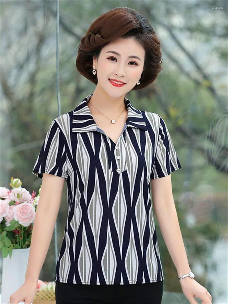 Women's Blouses 5XL Women Spring Summer Shirts Lady Fashion Casual Short Sleeve Turn-down Printing Blusas Tops2134, Black stripe
Women's Blouses 5XL Women Spring Summer Shirts Lady Fashion Casual Short Sleeve Turn-down Printing Blusas Tops2134, Black stripe