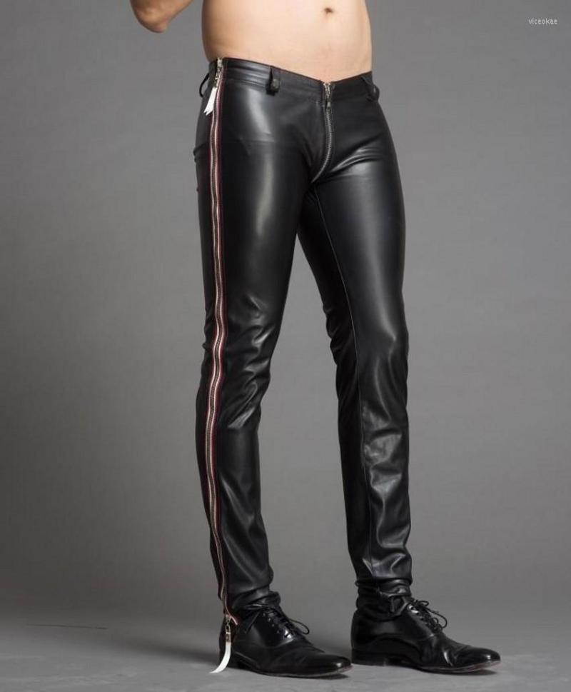 Men's Pants Spring Men Sexy Zipper Elastic Leather Motorcycle Fashion Casual Black Performances 2022 Male Plus Size Trousers 29-39
Men's Pants Spring Men Sexy Zipper Elastic Leather Motorcycle Fashion Casual Black Performances 2022 Male Plus Size Trousers 29-39