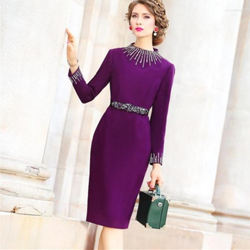 Casual Dresses Women Autumn Luxury Beading Dress Female Office Cocktail Party Robe High Quality Vintage Designer Bodycon Pencil Vestidos, Blue
Casual Dresses Women Autumn Luxury Beading Dress Female Office Cocktail Party Robe High Quality Vintage Designer Bodycon Pencil Vestidos, Blue