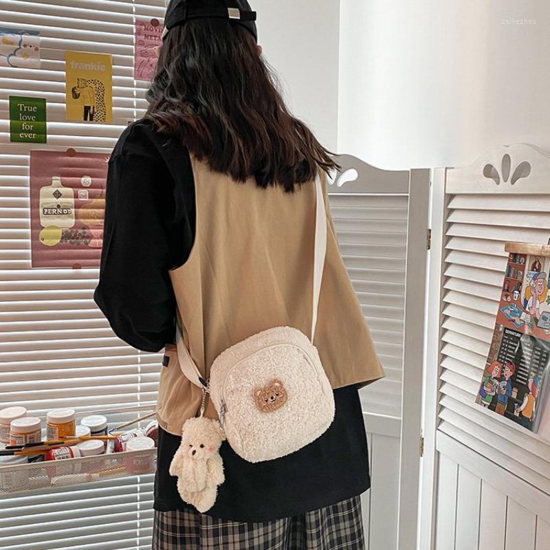 Evening Bags Kawaii Bear Lamb Wool Women Shoulder Small Plush Messenger Mobile Phone Embroidered Crossbody Coin Purse Winter, White
Evening Bags Kawaii Bear Lamb Wool Women Shoulder Small Plush Messenger Mobile Phone Embroidered Crossbody Coin Purse Winter, White