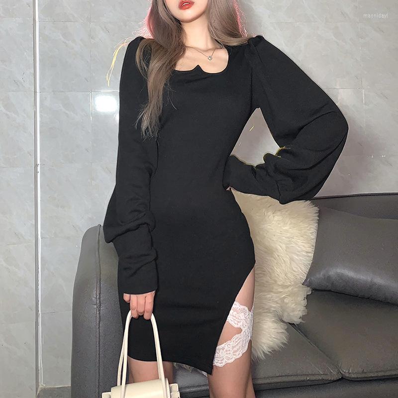 Casual Dresses Women' Lace Patchwork Dress Long Lantern Sleeve Irregular Round Neck Split Bodycon Mini Short, Black
Casual Dresses Women' Lace Patchwork Dress Long Lantern Sleeve Irregular Round Neck Split Bodycon Mini Short, Black