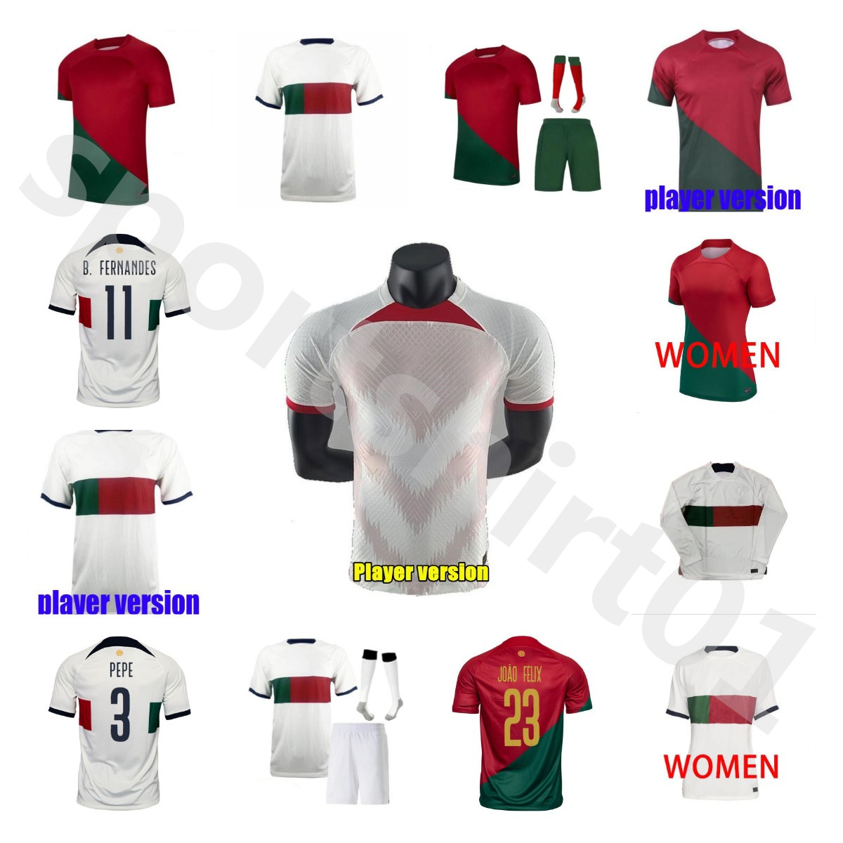 22 23 Away Portuguesa Player soccer jerseys Maillot Foot JOAO FELIX RUBEN NEVES BRUNO FERNANDES DIEGO J. OTAVIO 2022 Portuguese football shirts Men women fans version
22 23 Away Portuguesa Player soccer jerseys Maillot Foot JOAO FELIX RUBEN NEVES BRUNO FERNANDES DIEGO J. OTAVIO 2022 Portuguese football shirts Men women fans version