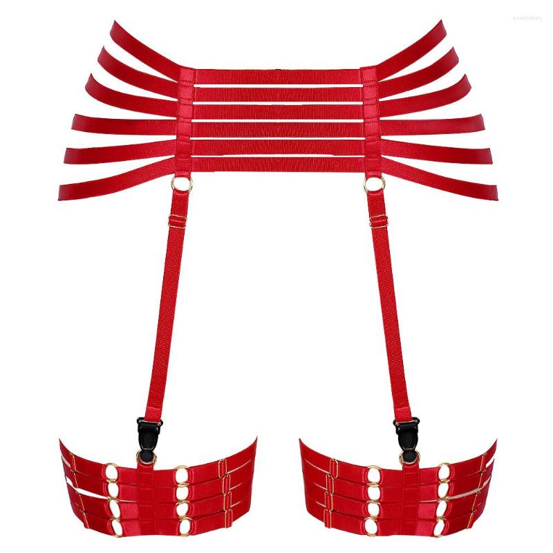 Garters Women's Leg Elastic Harness Adjustable Belt Caged Thigh Garter Harajuku Waist Gothic Loop, Red
Garters Women's Leg Elastic Harness Adjustable Belt Caged Thigh Garter Harajuku Waist Gothic Loop, Red