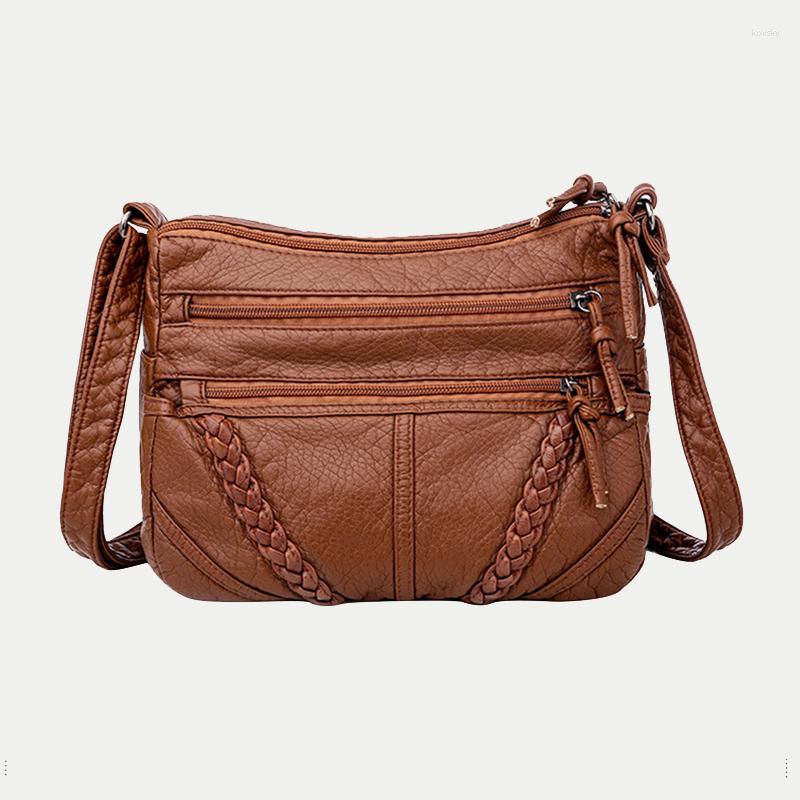 Evening Bags Arrival Women Shoulder Retro PU Leather Messenger Bag For Mama Lightweight Crossbody Purse Female Handbags, Black
Evening Bags Arrival Women Shoulder Retro PU Leather Messenger Bag For Mama Lightweight Crossbody Purse Female Handbags, Black