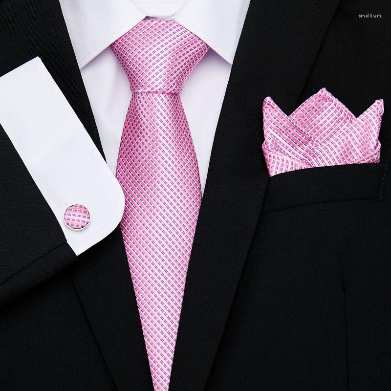 Bow Ties Pink Tie Silk Woven Men Necktie Hanky Cufflinks Set Luxury Men's Party Wedding Pocket Square
Bow Ties Pink Tie Silk Woven Men Necktie Hanky Cufflinks Set Luxury Men's Party Wedding Pocket Square