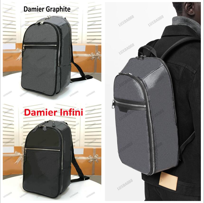 N45279 MICHAEL BACKPACK NV2 Rounded Shape Damier Graphite canvas Leather Designer Men's Backpacks double zipper Laptop Bag, Color-01
N45279 MICHAEL BACKPACK NV2 Rounded Shape Damier Graphite canvas Leather Designer Men's Backpacks double zipper Laptop Bag, Color-01