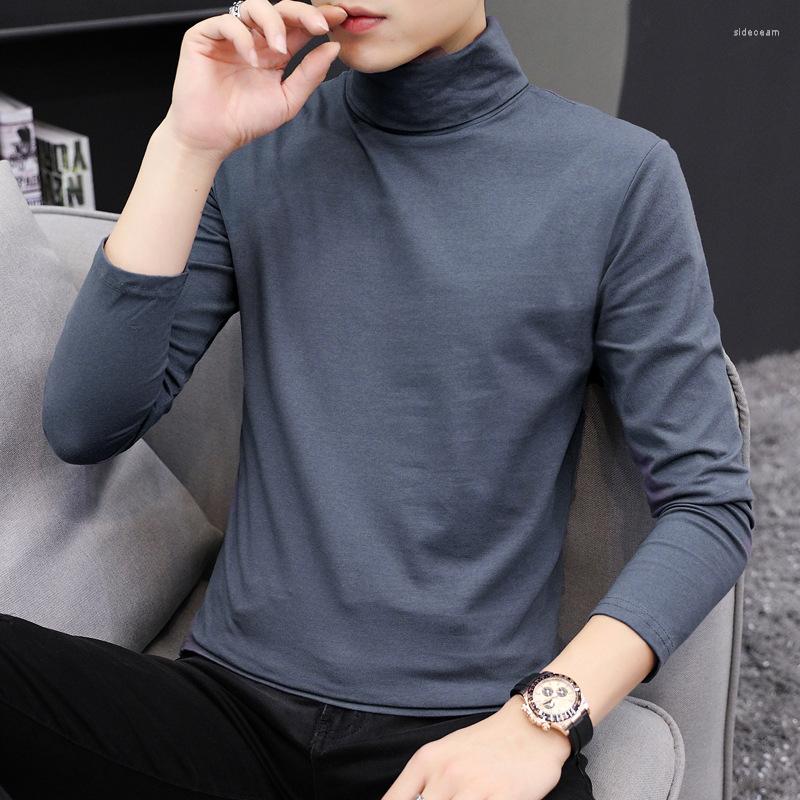 Men's T Shirts 2022 High-neck T-shirt Solid Color Casual Cotton Slim High-quality Middle-neck Black Bottoming Shirt, Black 1
Men's T Shirts 2022 High-neck T-shirt Solid Color Casual Cotton Slim High-quality Middle-neck Black Bottoming Shirt, Black 1