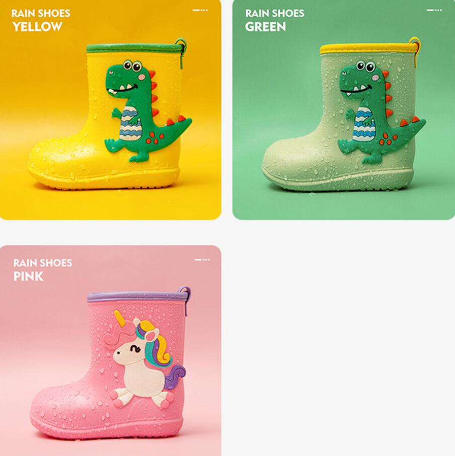 Cartoon Rain Gear Cute Dinosaur Children Rains Shoes for Boys Girls Waterproof EVA Rubber Non Slip Toddler Kids Rain Boots, Grass green
Cartoon Rain Gear Cute Dinosaur Children Rains Shoes for Boys Girls Waterproof EVA Rubber Non Slip Toddler Kids Rain Boots, Grass green